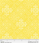 P & B Textiles - Citrus Sayings - Tile Design, Yellow