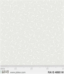 P & B Textiles - Ramblings 13 - Squiggles, White on White