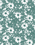 Wilmington Prints - Juliette - Floral Toile, Teal