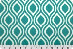 Shannon Fabrics - Cuddle Prints - Oceano, Teal/Snow