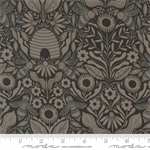 Moda - Bee Garden - Beehive Damask, Black