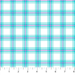 Northcott - Piccadilly - Small Plaid, White/Multi