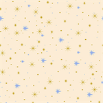 Quilting Treasures - Holy Gatherings - Stars, Cream