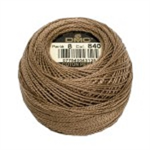 Pearl Cotton Balls - Size 8 Thread - Medium Beige Brown