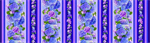 Timeless Treasures - Hydrangea Bliss - 11^ Stripes Florals, Purple