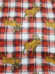 Polar Fleece - 60^ Fleece - Elk Plaid, Red