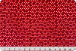 Shannon Fabrics - Cuddle Prints - DottieDots, Scarlet