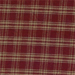 Dunroven House - Homespun - Plaid Catawba, Red/Tan