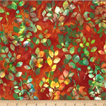 Hoffman California - Bali Batik 2025 - Leaves, Squash