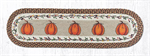 Braided Stairtread - Harvest Pumpkin, 8^ X 27^ (Oval)