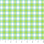 Northcott - Piccadilly - Tri Color Check, Lime/Multi