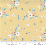 Moda - Little Ducklings - Floral Bouquet, Mustard