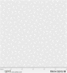 P & B Textiles - Ramblings 14 - Tossed Dots, White on White