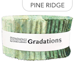 Northcott - Stonehenge Gradations II - 40 x 2½^ Strip Roll, Pine Ridge