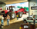 Print Concepts - Case Construction - 36^ Case Ih Garage Panel, Multi