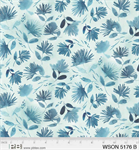 P & B Textiles - Whisper Song - Medium Floral, Blue