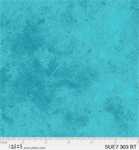 P & B Textiles - Suede 7 - Blender, Bright Teal