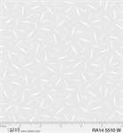 P & B Textiles - Ramblings 14 - Tossed Dotty Lines, White on White