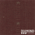 Diamond Textiles - Primitive Stars - Wine with Gold Stars