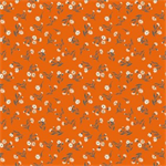 Clothworks - Stephanie - Daisies, Orange