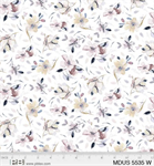 P & B Textiles - Meadow at Dusk - Floral Toss, White