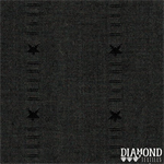 Diamond Textiles - Primitive Stars - Charcoal with Black Stars