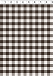 Clothworks - Happy Day Farm - Gingham, Dark Brown