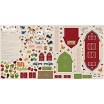 Riley Blake - Country Life - 36^ x 69^ Felt Farm Play Panel