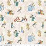 Riley Blake - The Tale of Peter Rabbit - Main Print, Cream