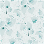 Blank Quilting - 108^ Eden - Water Color Leaves, Cloud